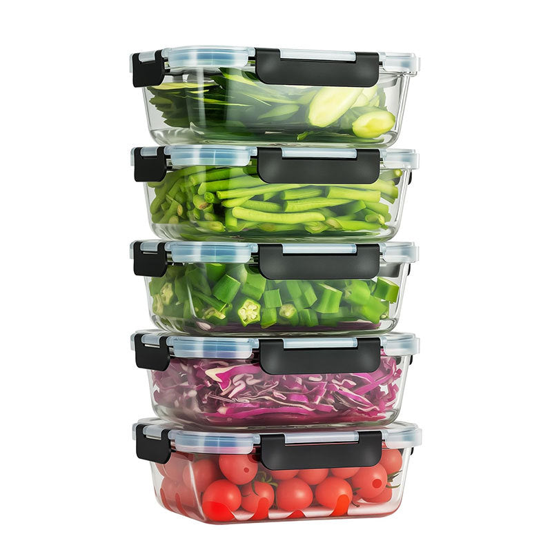 Set - Tupper de vidrio